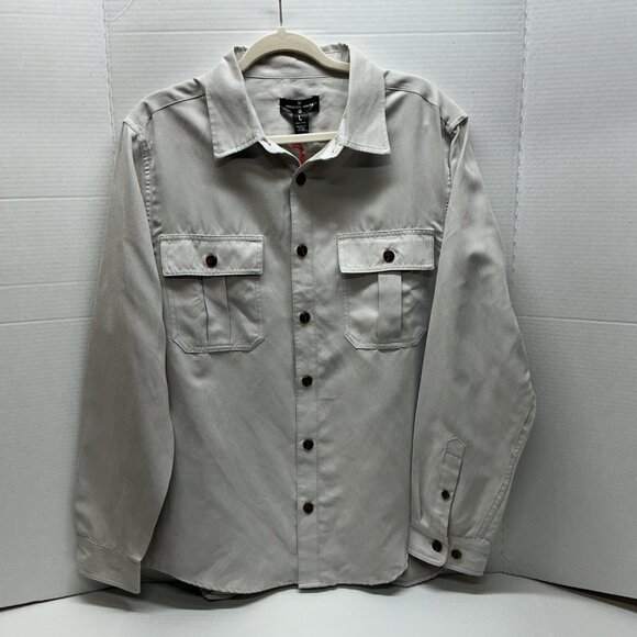 LARGE MENS LONG SLEEVE BUTTON DOWN FRONT NWT - Picture 11 of 14